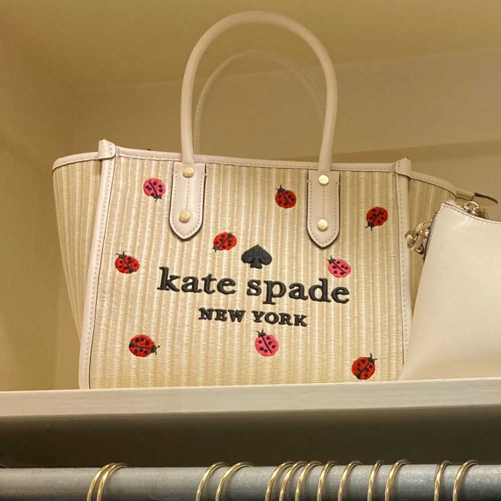 BRAND NEW KATE SPADE ELLA SMALL LADYBUG TOTE BAG PURSE